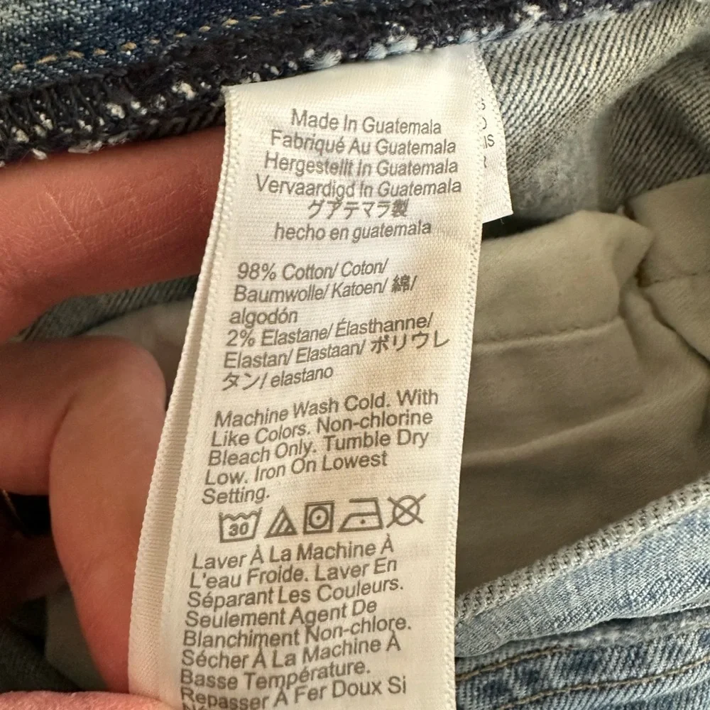 J. Crew 484 men’s slim tapered leg stretch denim jeans 34 x‎ 34